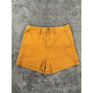 Madewell Camp Shorts. Size M. Orange High Rise.
